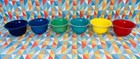 Fiestaware Mix Set 6 Bouillon Bowls Fiesta Prep Dessert Fruit Cups FREE shipping