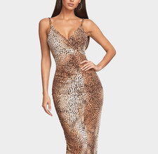 SALE! $7500 Vint. GORGEOUS! ROBERTO CAVALLI ITALY Silk dress size 42-44 US L