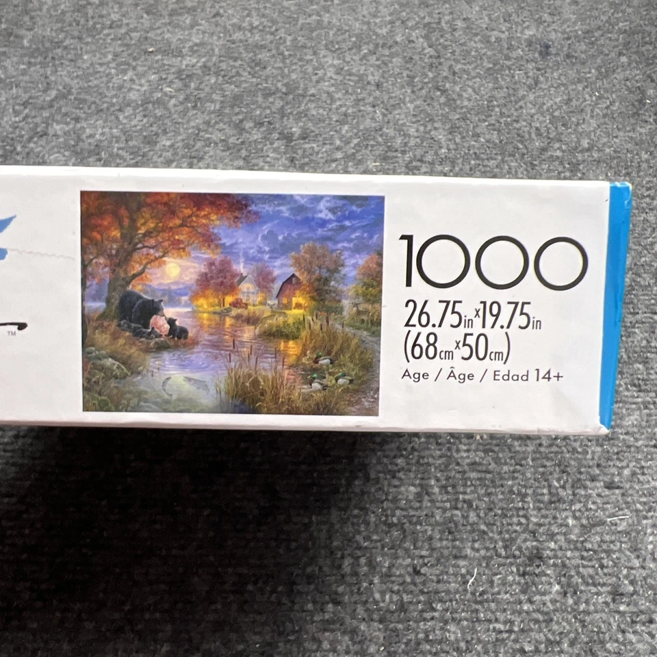 Buffalo Abraham Hunter Black Bear Farms 1000 Piece Puzzle - Image 3 of 4