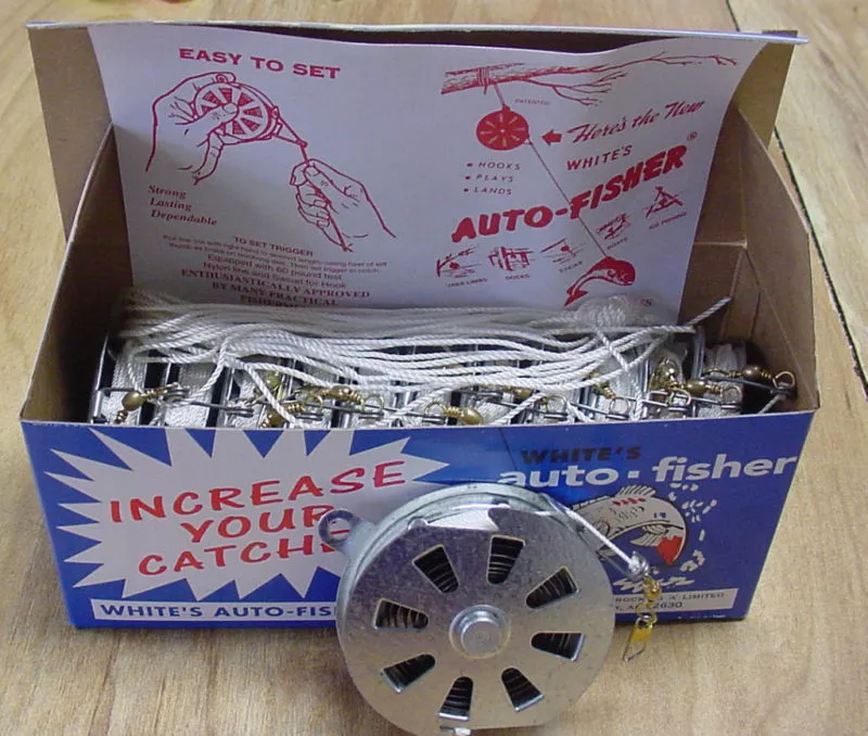 White's auto fisher cheap yo yo reel