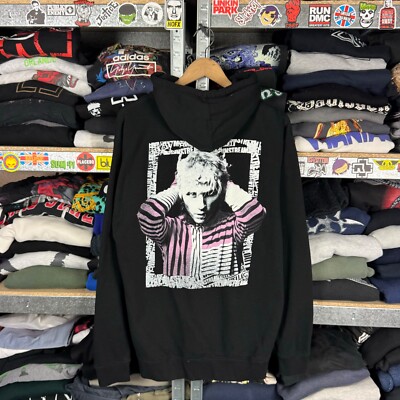 MACHINE GUN KELLY MGK TICKETS MAINSTREAM SELLOUT BAND TOUR ZIP HOODIE SIZE M