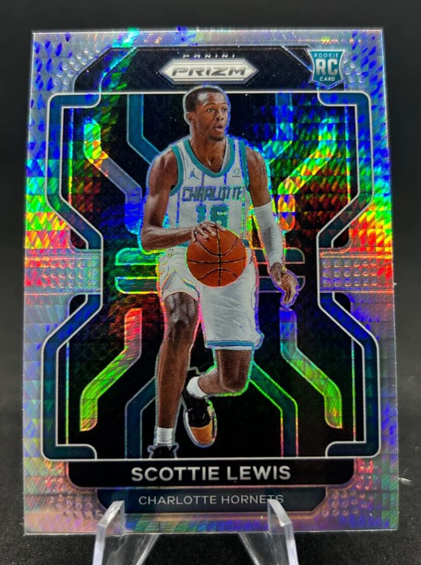 Scottie Lewis 2021-22 NBA Panini Prizm Rookie Hyper RC #287 Charlotte Hornets