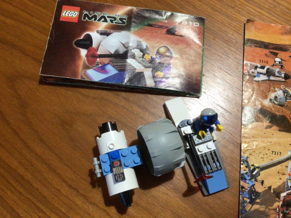 LEGO Space Mono Jet (7310) with Instructions and Minifigure, Missing 3