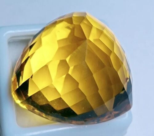 91 Ct Topacio Amarillo Natural Certificado EGL Trillón Corte Suelto AAA Piedr... - Imagen 5 de 6