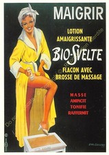 CP AFFICHE Publicité BIO SVELTE LOTION AMAIGRISSANTE Edit NUGERON J88