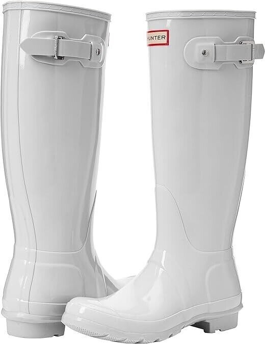 ★HUNTER★ WOMEN Original Intrepid Tall  Boots White Wil New Hunter Ladies' Intrepid Tall Snow Boots, White, boots