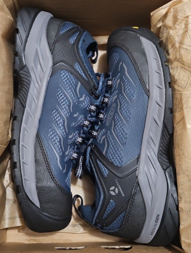 Sneakers da donna grigie Keen Flint II Sport mezzanotte acciaio marino taglia 8