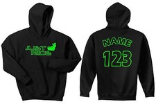 JUST RIDE STAND UP JET SKI PWC CUSTOM RACE NUMBER HOODIE SWEAT SHIRT