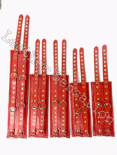 Genuine Leather 5 Piece Heavy Duty Padded Bondage Restraint Set