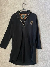 Lauren Ralph Lauren Green Label Black V Neck Fuzzy Sweater Woman’s Size Medium