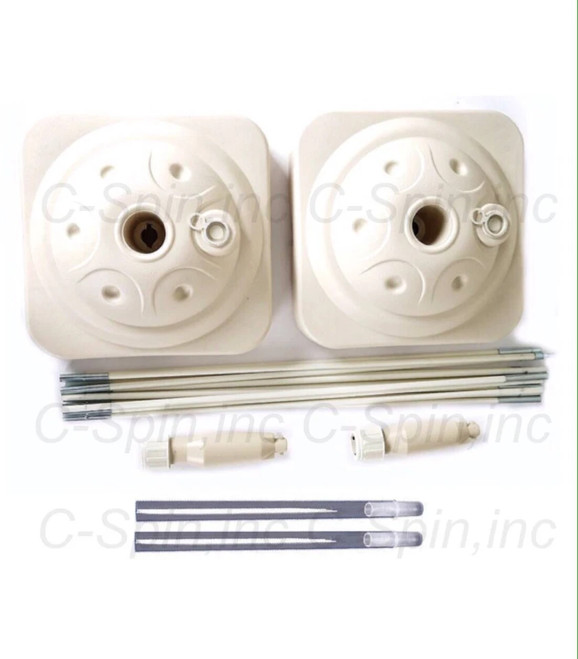 Kit Base Columna Arco Globo 23 ft Boda Cumpleaños Fiesta PROM con 2 Soportes Individuales Foto 3 de 4