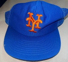 Vintage NWT New York Mets Designer Award Headwear 80’s snapback cap hat