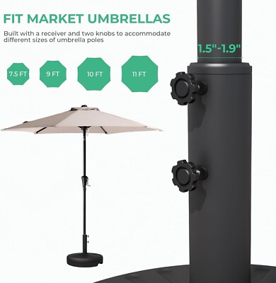 jearey patio umbrellas 6.5x10 ft Rectangular Outdoor Market Umbrella with Push Button Tilt and Crank, Rectangle Table Umbrella 6 Sturdy Ribs UV Protection for Pool Garden Backyard Deck, Yellow this umbrella is ideal for covering large rectangular dining tables JEAREY 12-ft Aluminum Orange Crank