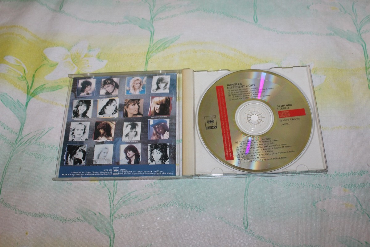 Bangles Different Light Japan CD 32DP 408 T4988 009 518855 Bangles Different Light Japan CD 32DP 408 T4988 009 518855