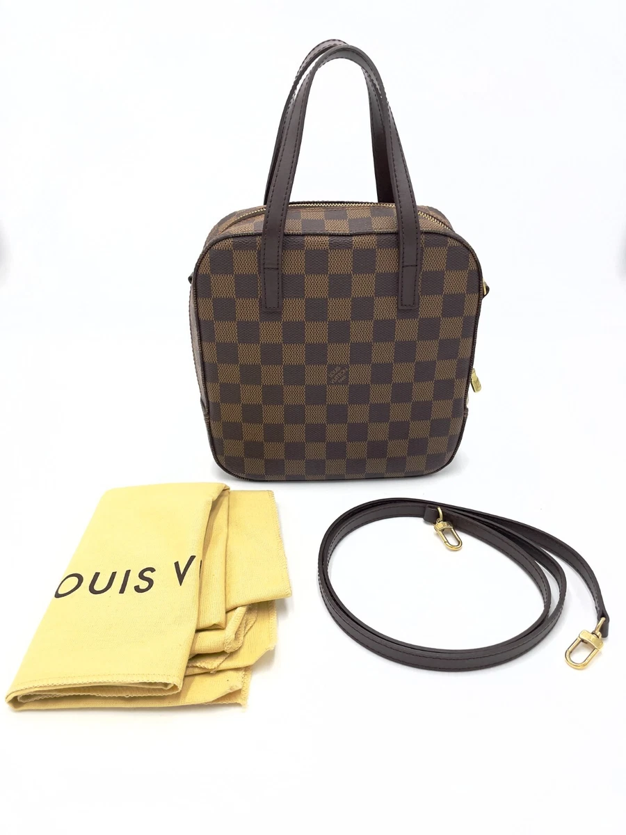 LOUIS VUITTON Damier Ebene Spontini Hand Bag SP Order N48021 LV