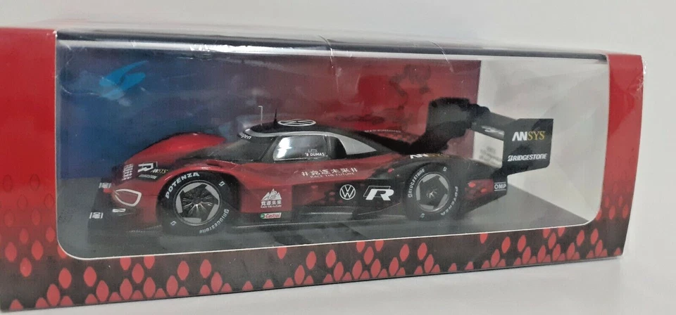 1:43 SPARK MODELLINO AUTO VOLKSWAGEN ID.R DUMAS RECORD 2019 DIE CAST MODELLISMO - Immagine 3 di 4