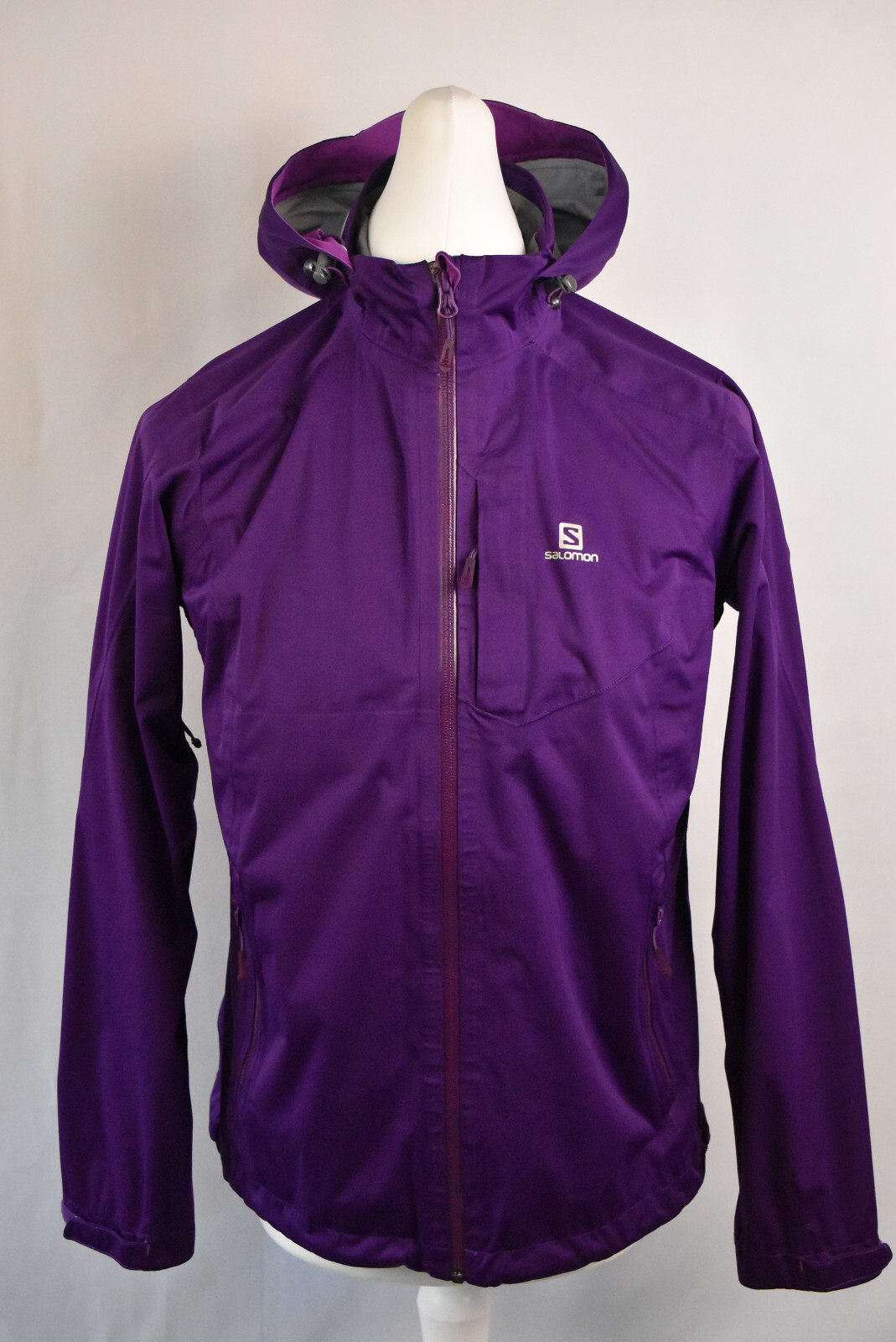 SALOMON Giacca Donna Full Zip Leggera Clima Pro Cappotto con Cappuccio Taglia L