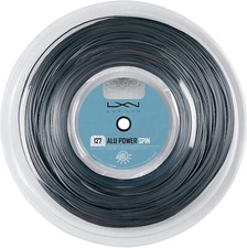 Luxilon ALU POWER SPIN 127 Tennis Racket String Silver 726ft 220m Reel