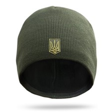 Warm knitted tactical balaclava hat, autumn/winter, ZSU hat, khaki Ukraine 2023