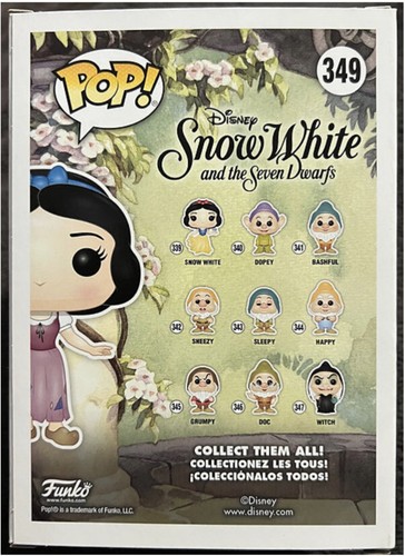 FUNKO POP VINYL DISNEY SNOW WHITE AND THE SEVEN DWARFS #349 SNOW WHITE TOYS R US - Picture 4 of 7
