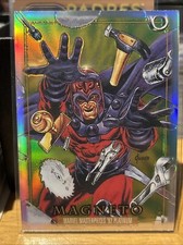 2024 Upper Deck Marvel Masterpieces 92 Platinum Magneto #49 Rainbow