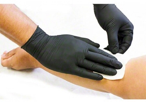 Black Nitrile Gloves Thick 5g Powder Free Industrial Medical Mechanic Tattoo - Picture 5 of 6