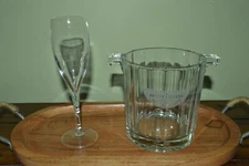 VINTAGE BARWARE CHAMPAGNE ICE BUCKET WINE COOLER PETITE LIQUEUR MOET CHANDON