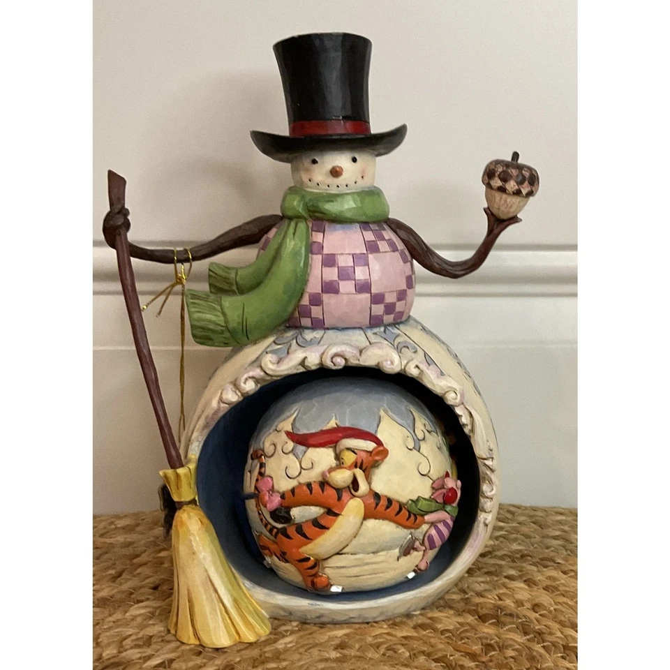 Jim Shore Disney Traditions "Invierno en el bosque de 100 acres" #4011038 Enesco Foto 3 de 4