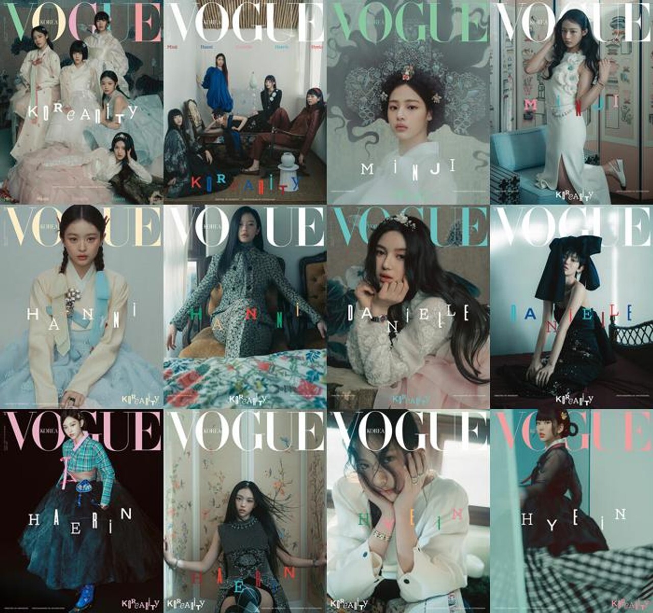 Magazine Vogue Korea Jan. 2024 [Cover: Minji Hanni Danielle Haerin Hyein]