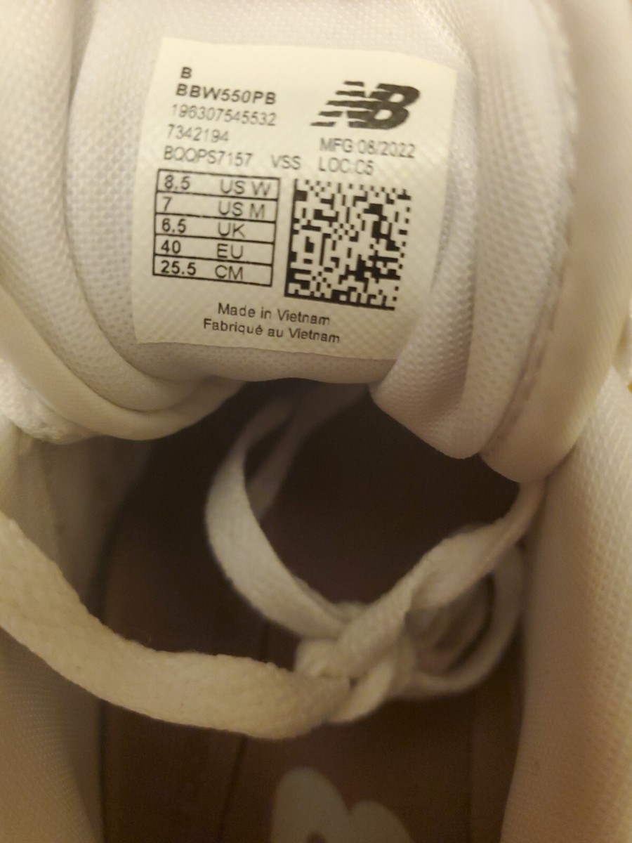 New balance 550 Women's sz 8.5 / BBW550PB | eBay
