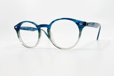 Ray-Ban RB2180-V 8146 Blue Plastic Round Eyeglasses Frame 49-21-145 13543