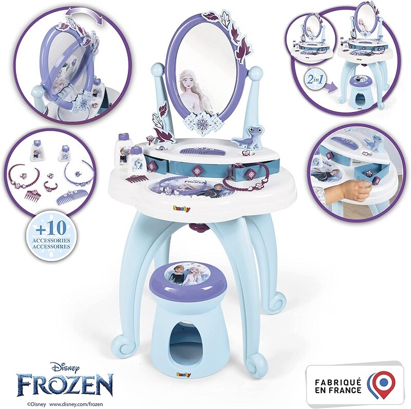 Smoby Disney Frozen Specchiera in con Sgabello