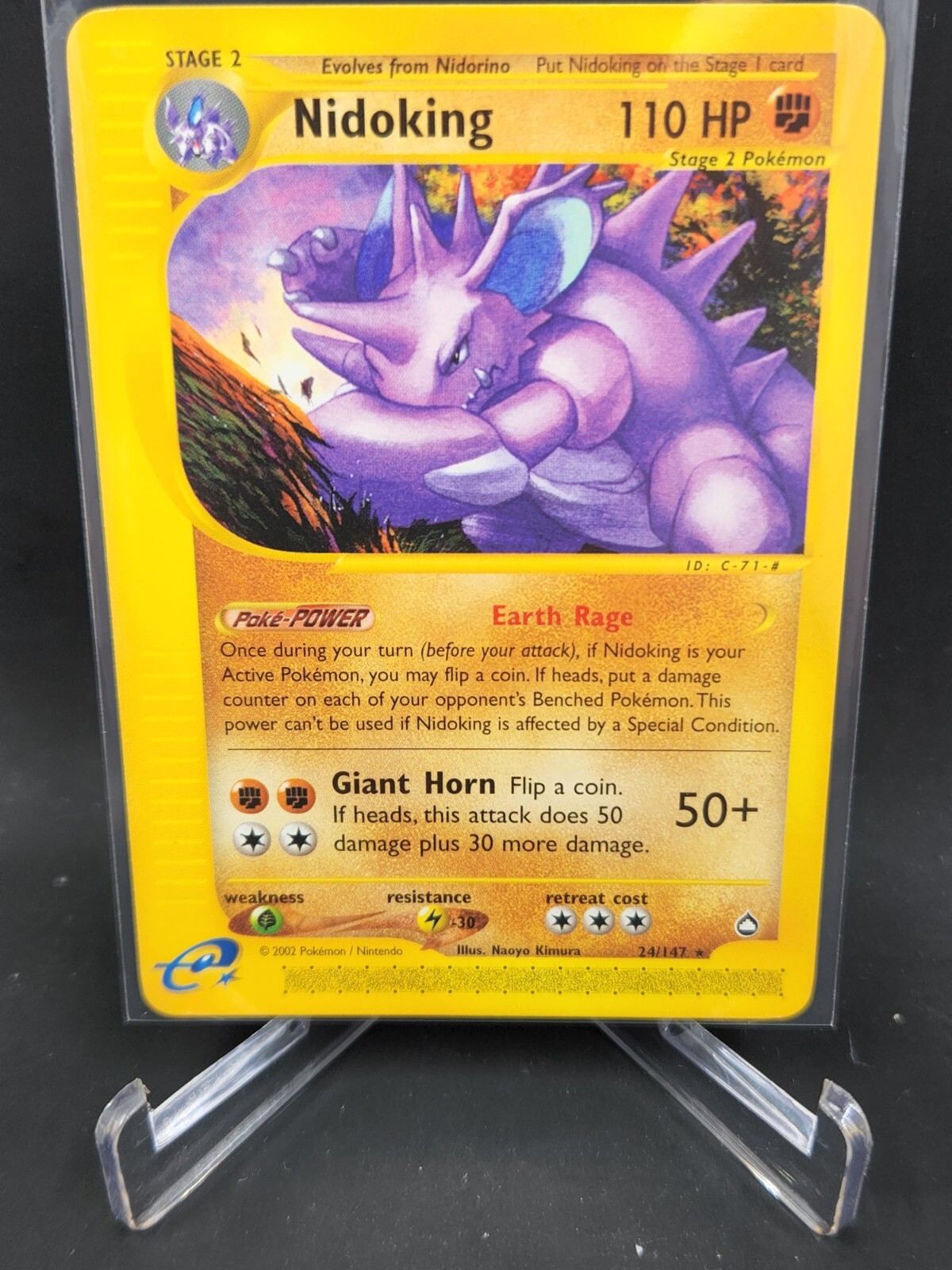 Pokemon Nidoking 24/147 Regular Aquapolis NM