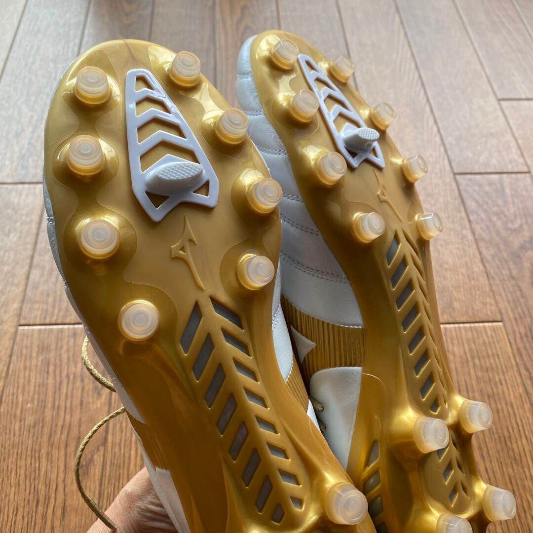 MIZUNO Soccer Cleats MONARCIDA NEO 2 ELITE P1GA232052 White x Gold Size