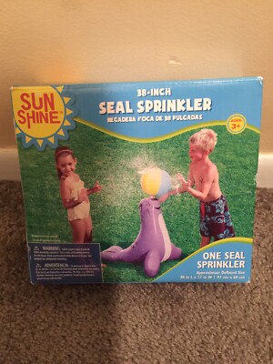 38'' Seal Sprinkler By Sun Shine NEW pool outdoor water toy summer