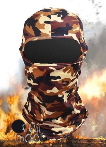 New Camo Motorcycle Ski Mens Tactical Balaclava Camouflage Head Face Mask - Picture 2 of 17