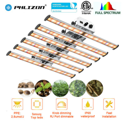 BAR-4000W LED Plant Grow Light Spider Bar Full Spectrum 4x4ft Flower Hydroponics