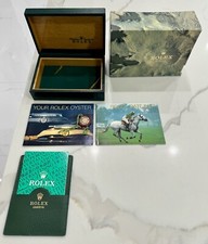 Rolex Datejust 16014 100% originale vintage scatola libretti etichette SET COMPLETO anni 80