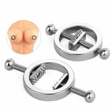 Adjustable 1-Pair Women's Nipple Clamp Clit Clip Torture Sex Toy Piercing BDSM