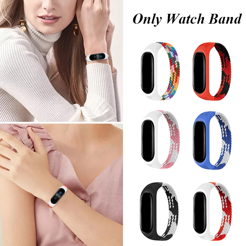  [4 Packs] Bands for Mi Band 7 Strap Replacement Wristband Xiaomi  Mi Band 7 Accessories Watch Band for Men Women Xiaomi 7 Wrist Band :  Electronics