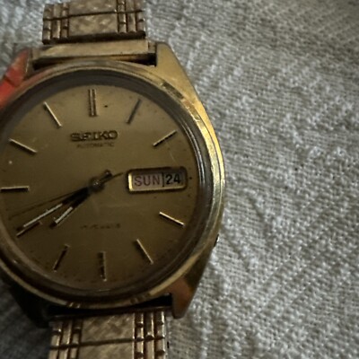 Seiko 6309-7159 Automatic Day -Day Vintage 1970's Japan Men's
