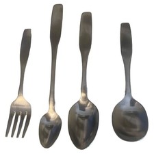 Community Stainless 4 Piece Youth Child Set Fork 3 Spoons
