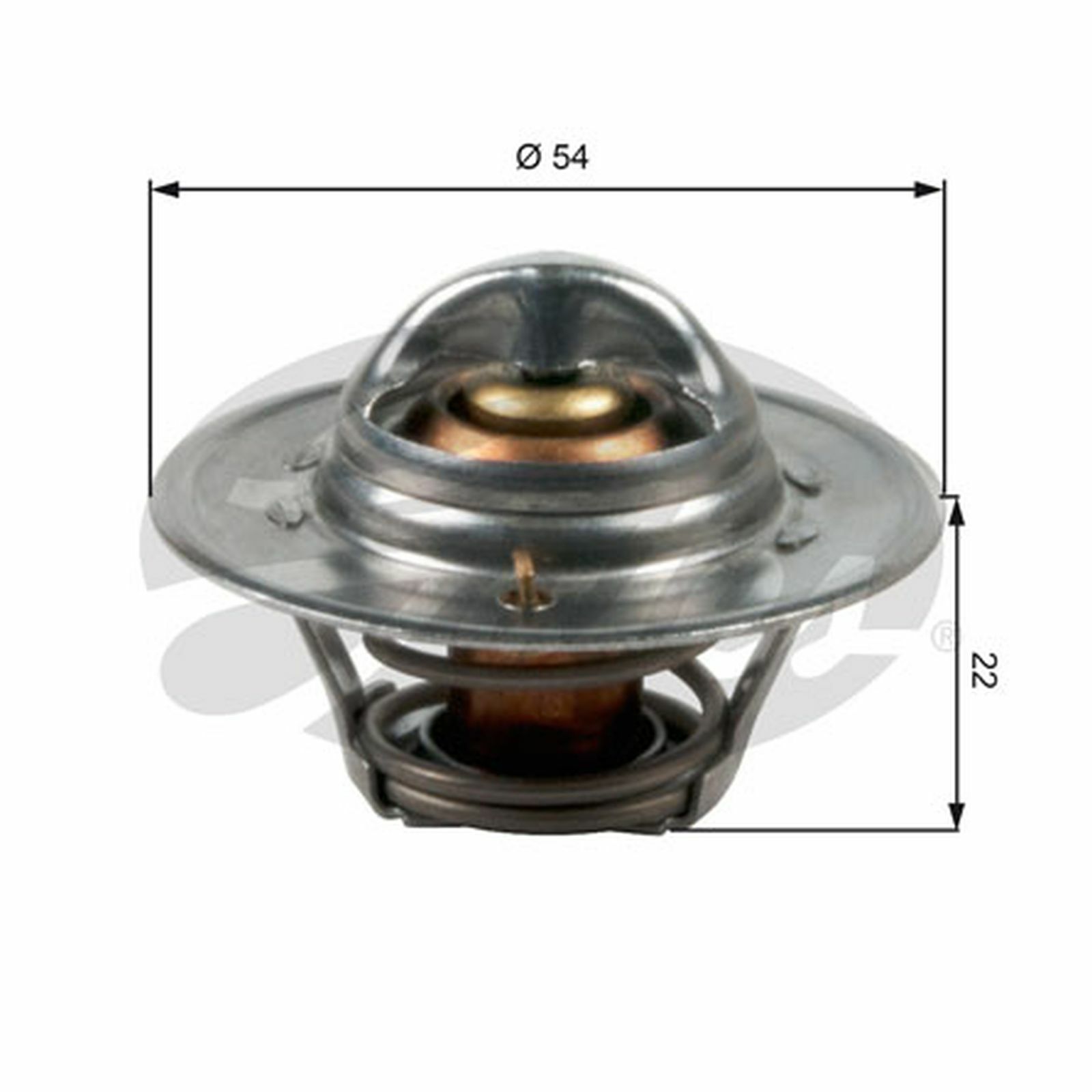 Coolant Thermostat fits FORD ESCORT Mk4, Mk5, Mk6 1.1 1.3 85 to 97 Gates 1472378 - Image 17