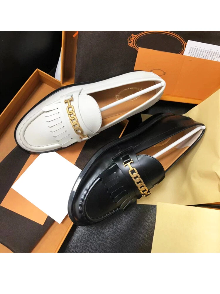 TOD’S Scarpe mocassini Tod's donna suola spessa punta tonda nappa