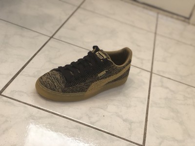 puma basket gold