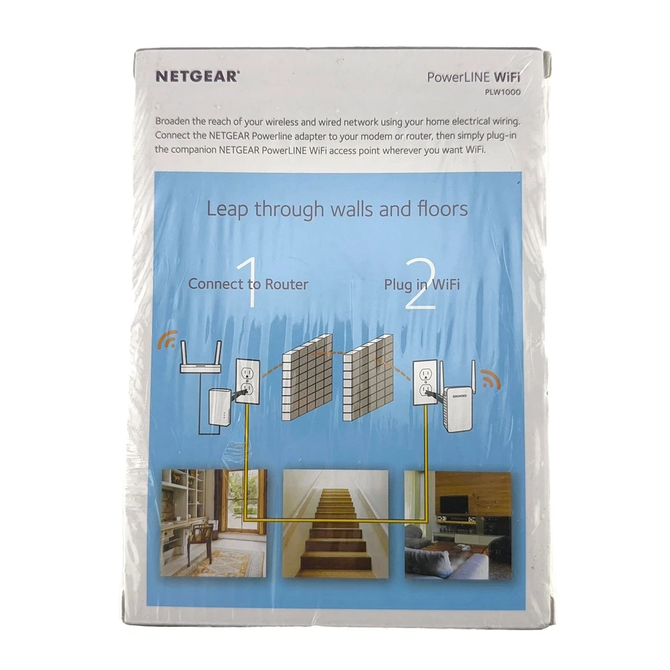 NETGEAR PowerLINE 1000 Mbps WiFi, 802.11ac, 1 Gigabit Port - Essentials Edition - Image 2 of 3