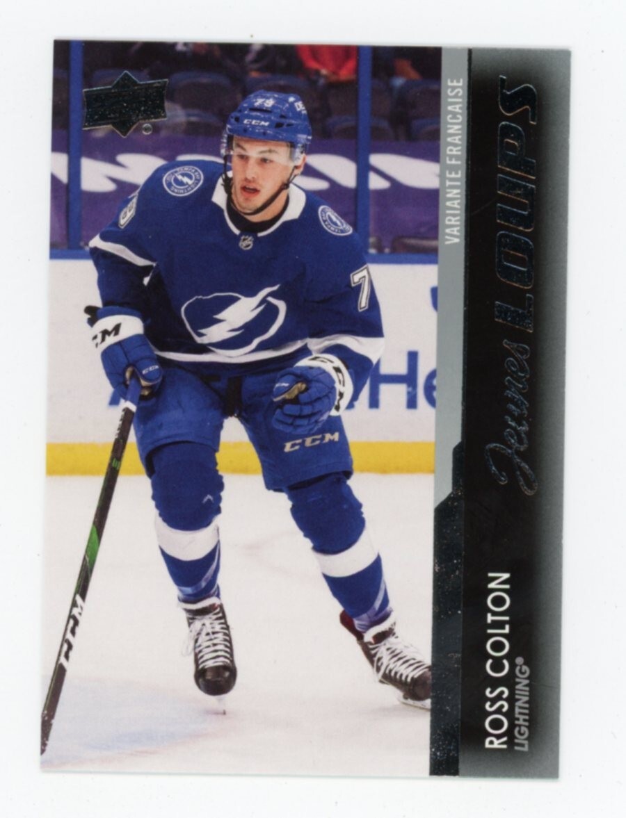 2021-22 Upper Deck Series 1 Ross Colton French Young Guns RC Jeunes Loups #224