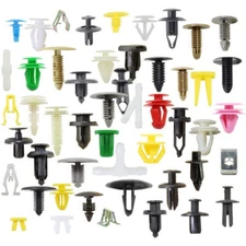 500Pcs Auto Car Body Plastic Push Pin Rivet Fasteners Trim Panel Moulding Clip