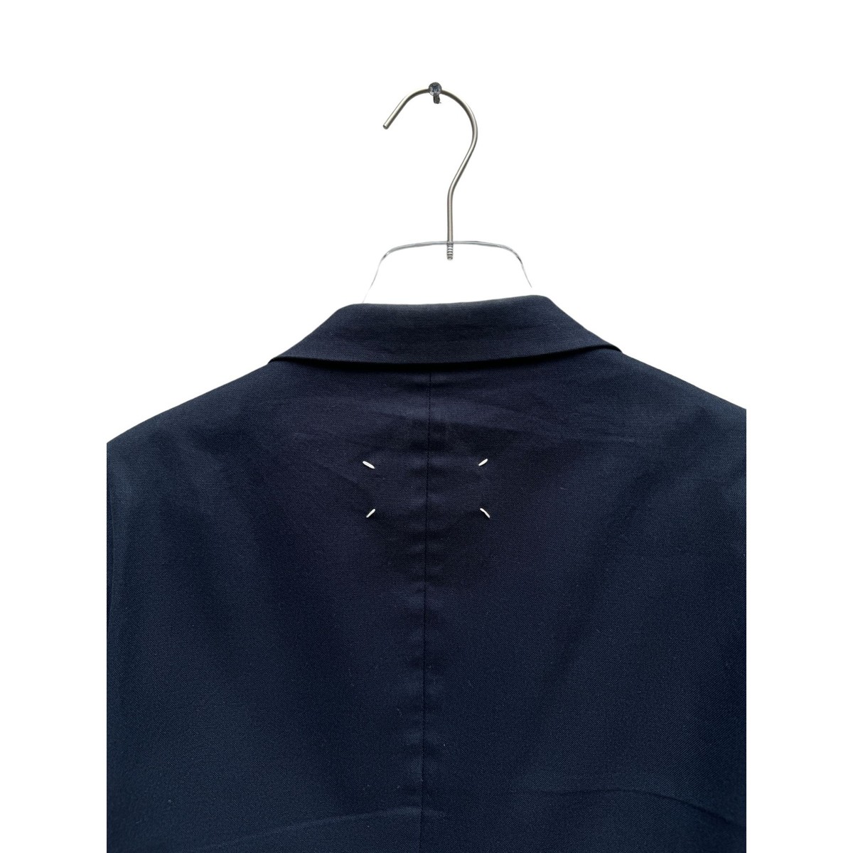 Maison Martin Margiela 4 Stitches Navy Cotton Blazer Jacket