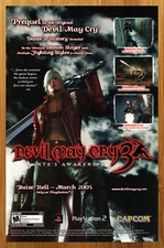 2005 Devil May Cry 3 Playstation 2 PS2 Vintage Print Ad/Poster Official Game Art